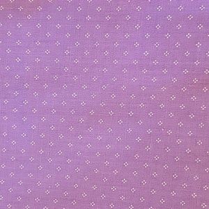 Light Purple with small white dots cotton quilt fabric 2 yds